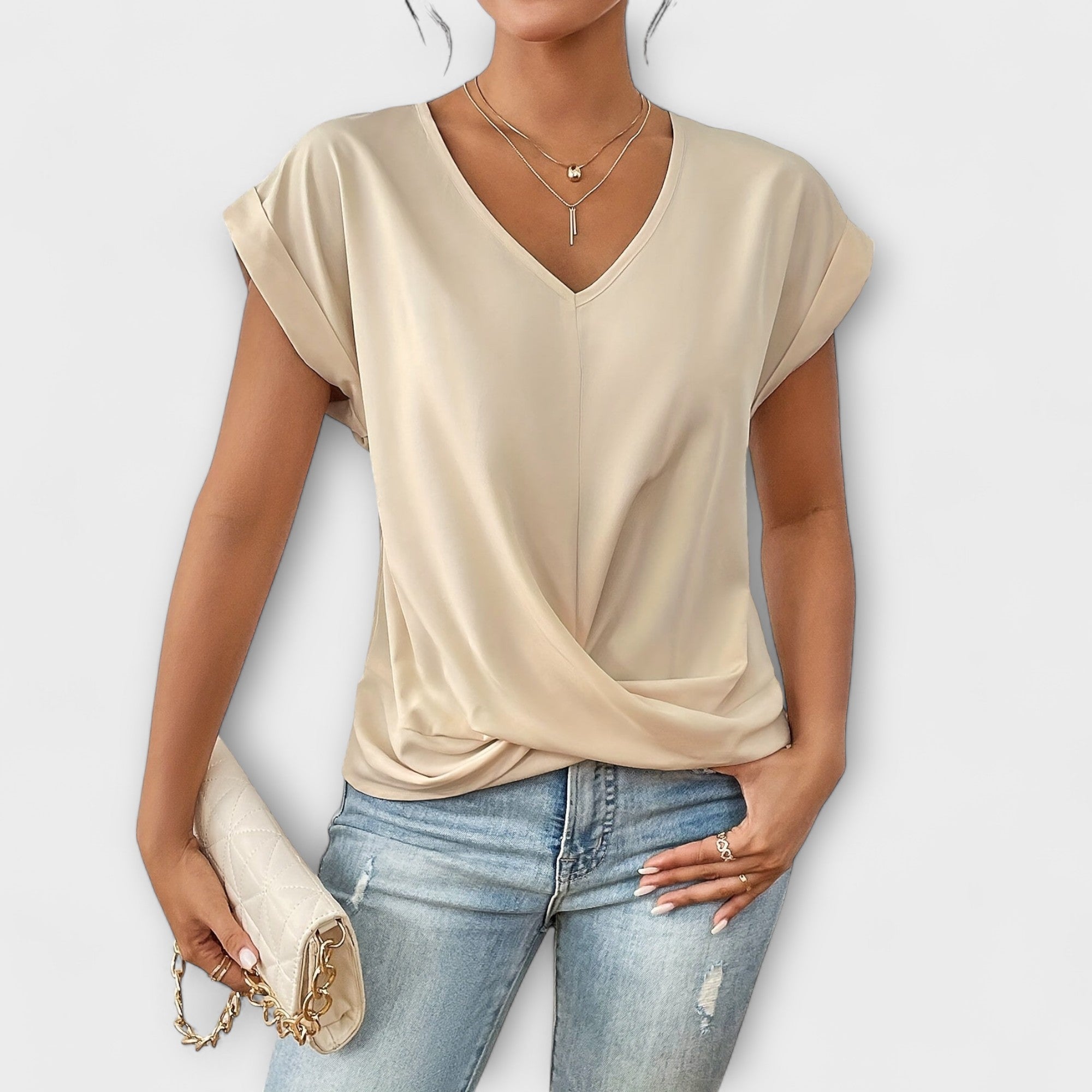 Carlinda | Elegante Top con escote en V