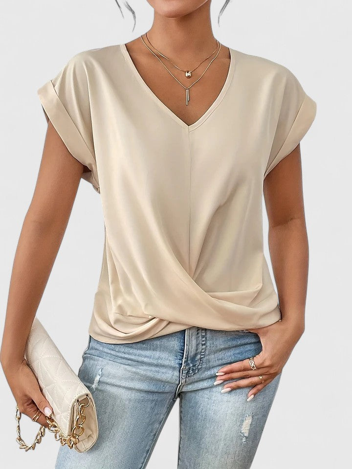 Mahrianne | Top Con Cuello En V Confortable