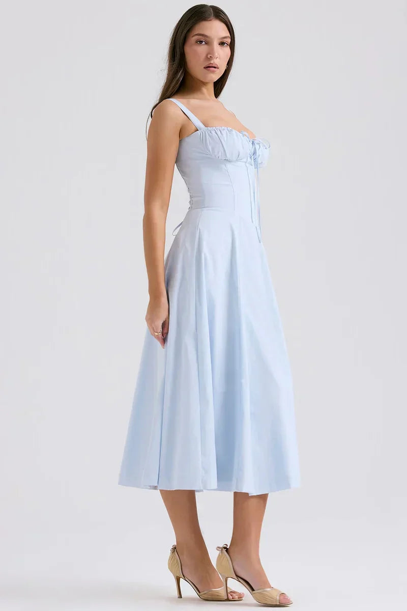 Vestido Midi de Algodón Saly