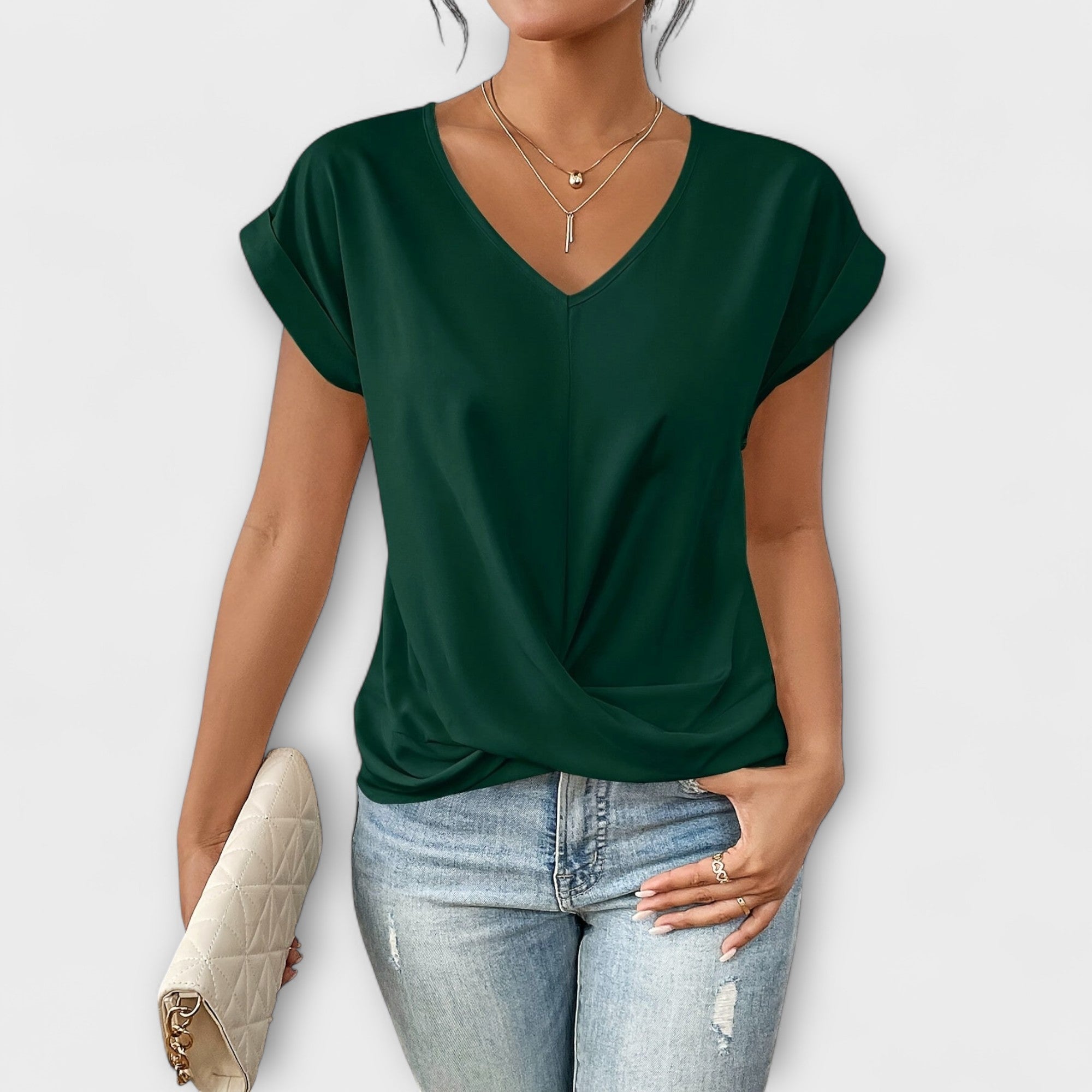 Carlinda | Elegante Top con escote en V