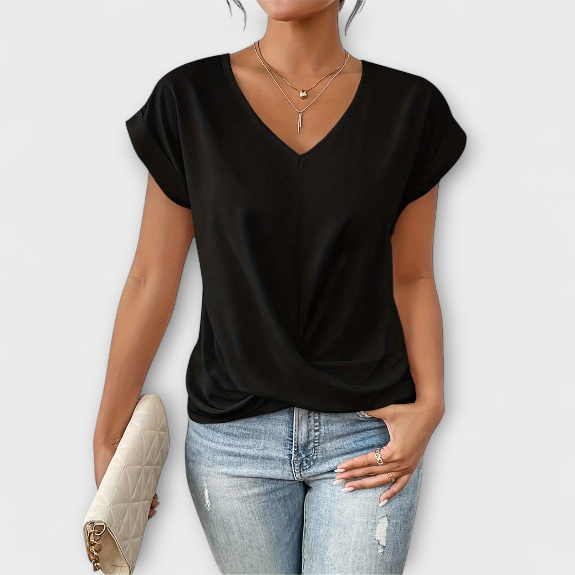 Carlinda | Elegante Top con escote en V