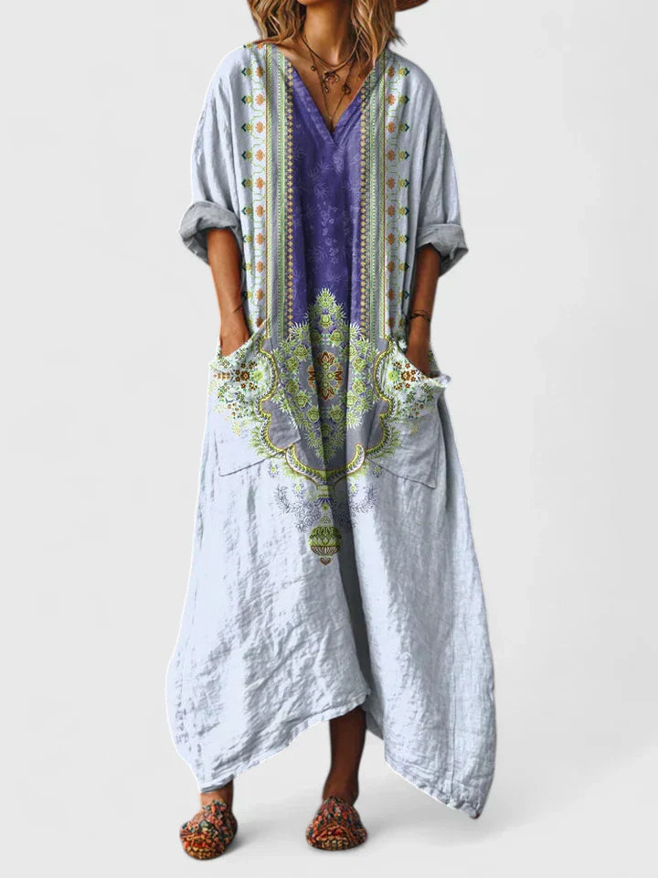 SHIELA - VESTIDO MAXI ESPÍRITU LIBRE