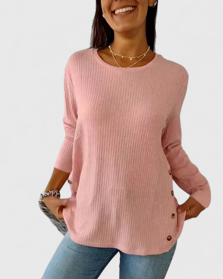 Megan™ | Top Elegante de Manga Corta