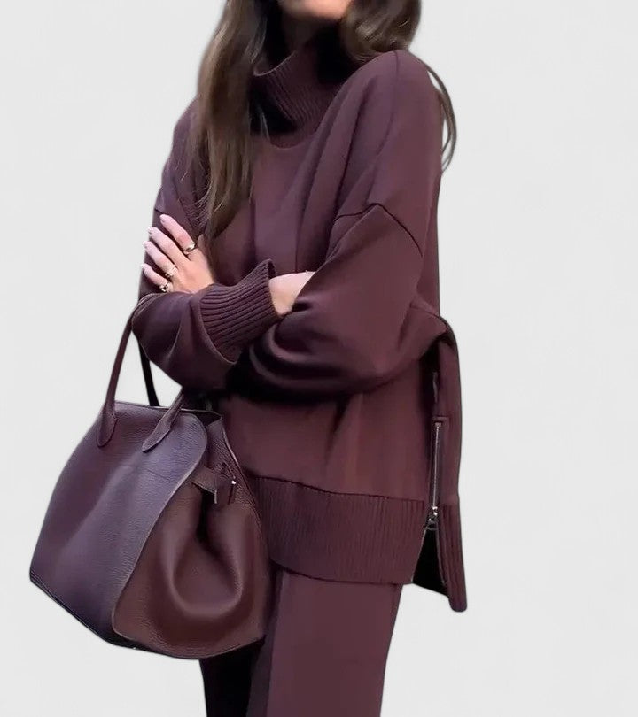 HAILEY – CONJUNTO DE DOS PIEZAS RELAJADO Y LUXE