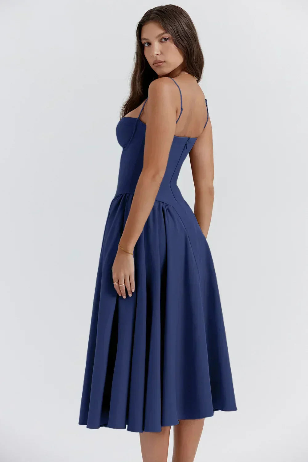 Elara | Vestido de tirantes con corsé