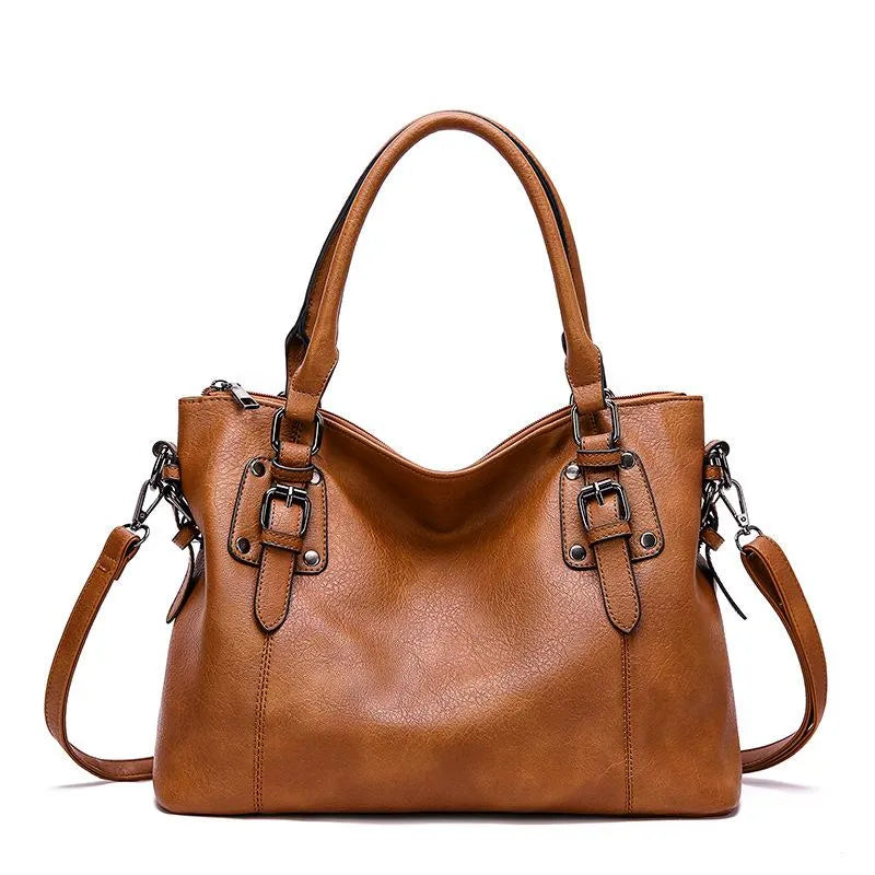 Dagfrid | Bolsa versátil y elegante en cálido color marrón caramelo