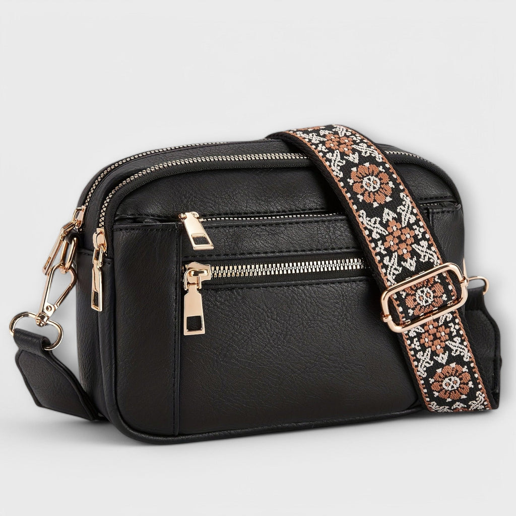 Bolso Cruzado de Cuero PU