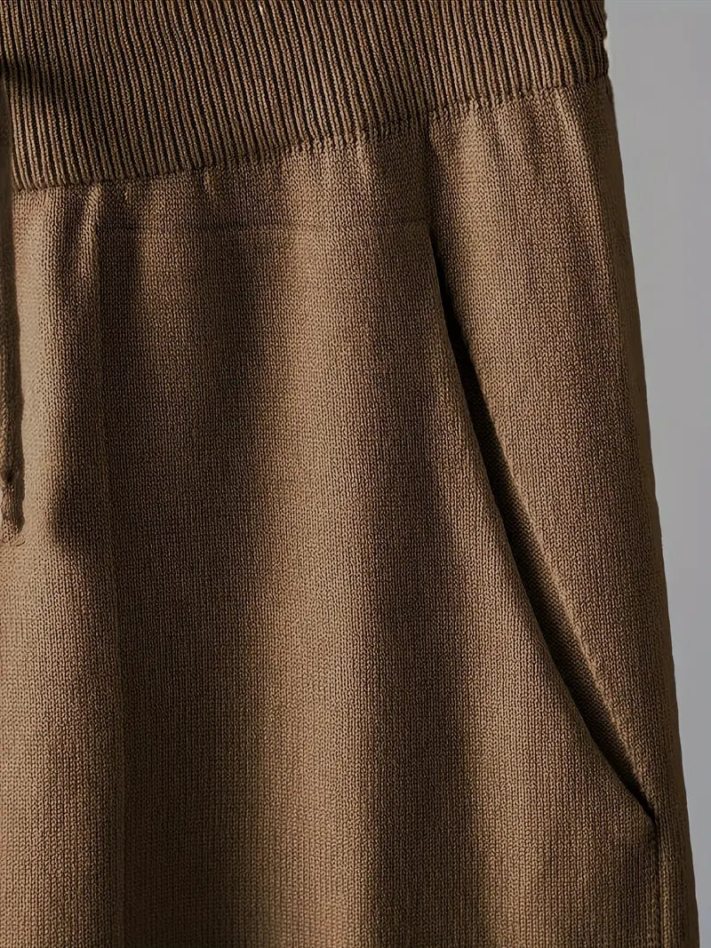 MORGAN – CONJUNTO DE LOUNGE DE DOS PIEZAS DE TEJIDO CÓMODO