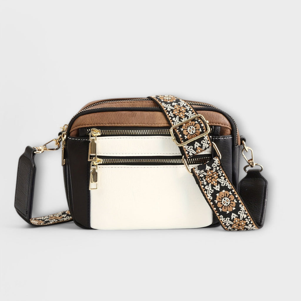Bolso Cruzado de Cuero PU