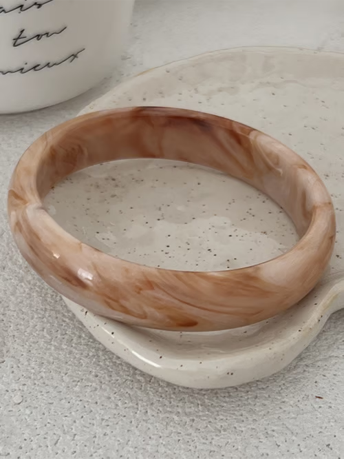 Pulsera Vintage Étnica de Mármol