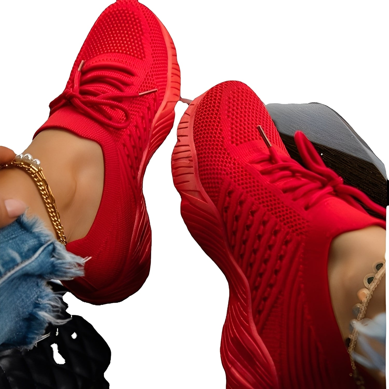 Axelle - Zapatos ortopédicos de malla para mujeres