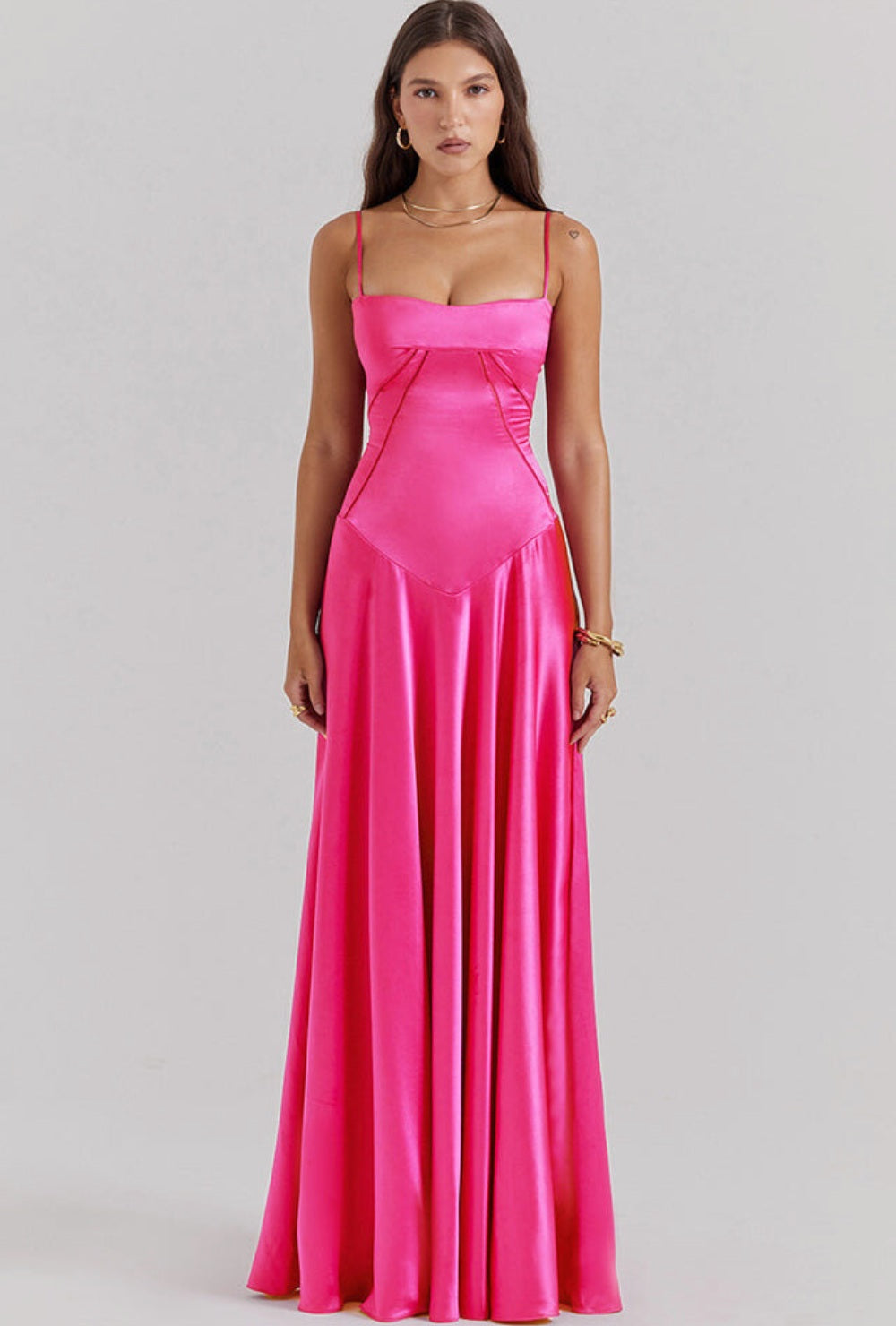 Lunaria Satiné Vestido Maxi