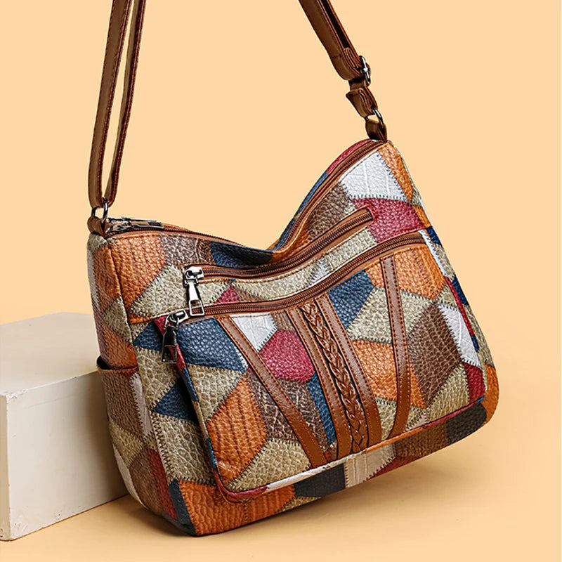 Bolso de Mano de Cuero PU Madge
