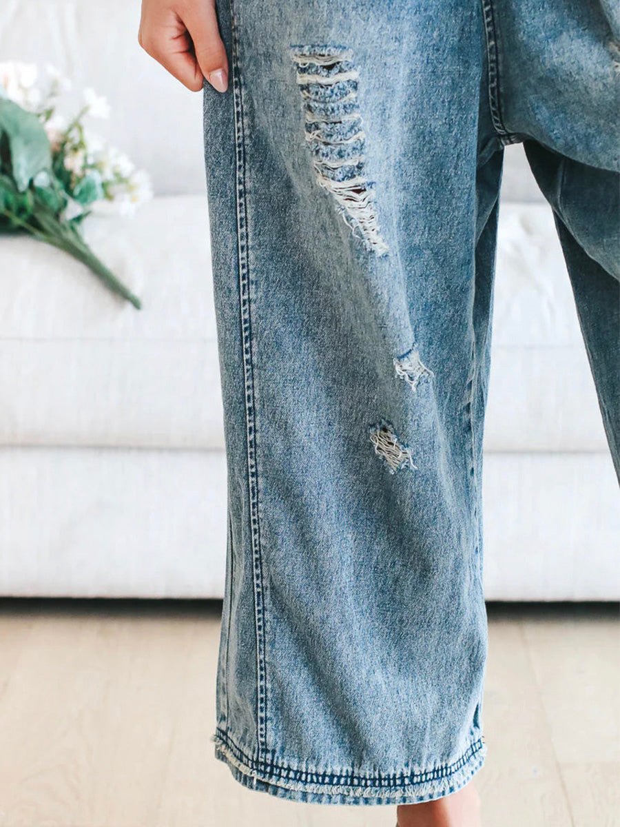 CATALINA – OVEROL DE DENIM LAVADO VINTAGE
