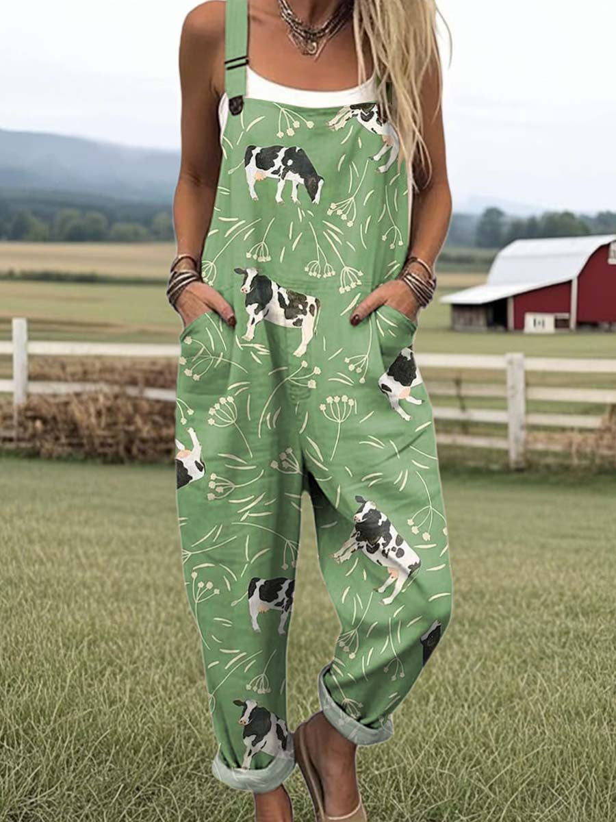 Feline | Mono con Estampado de Vaca Campesina