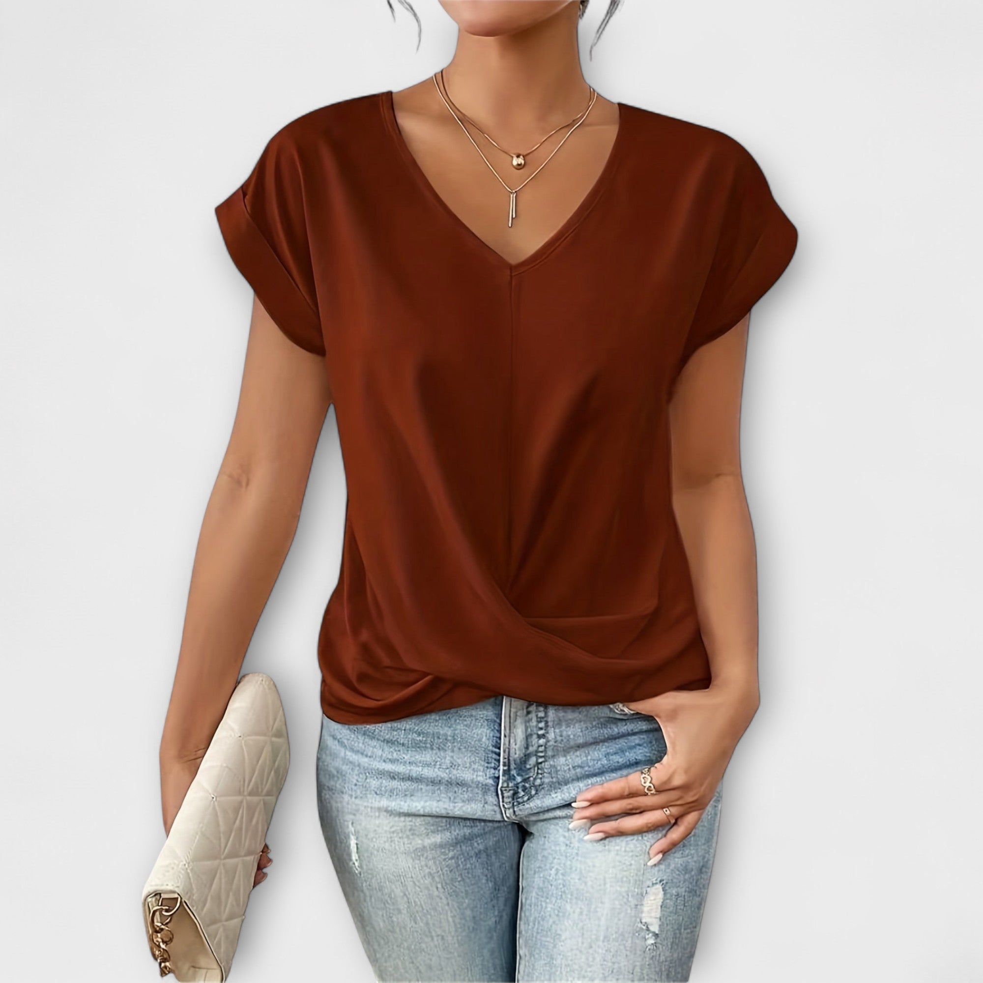 Carlinda | Elegante Top con escote en V