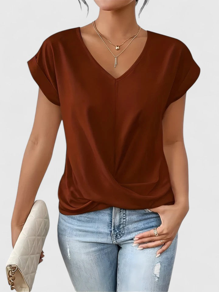Mahrianne | Top Con Cuello En V Confortable