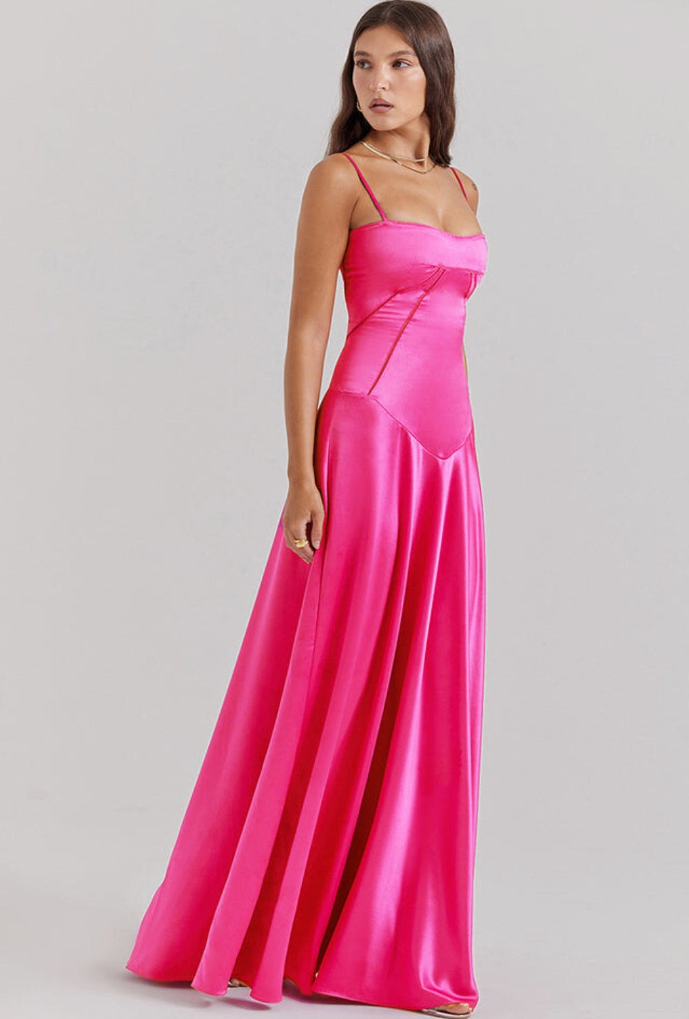 Lunaria Satiné Vestido Maxi