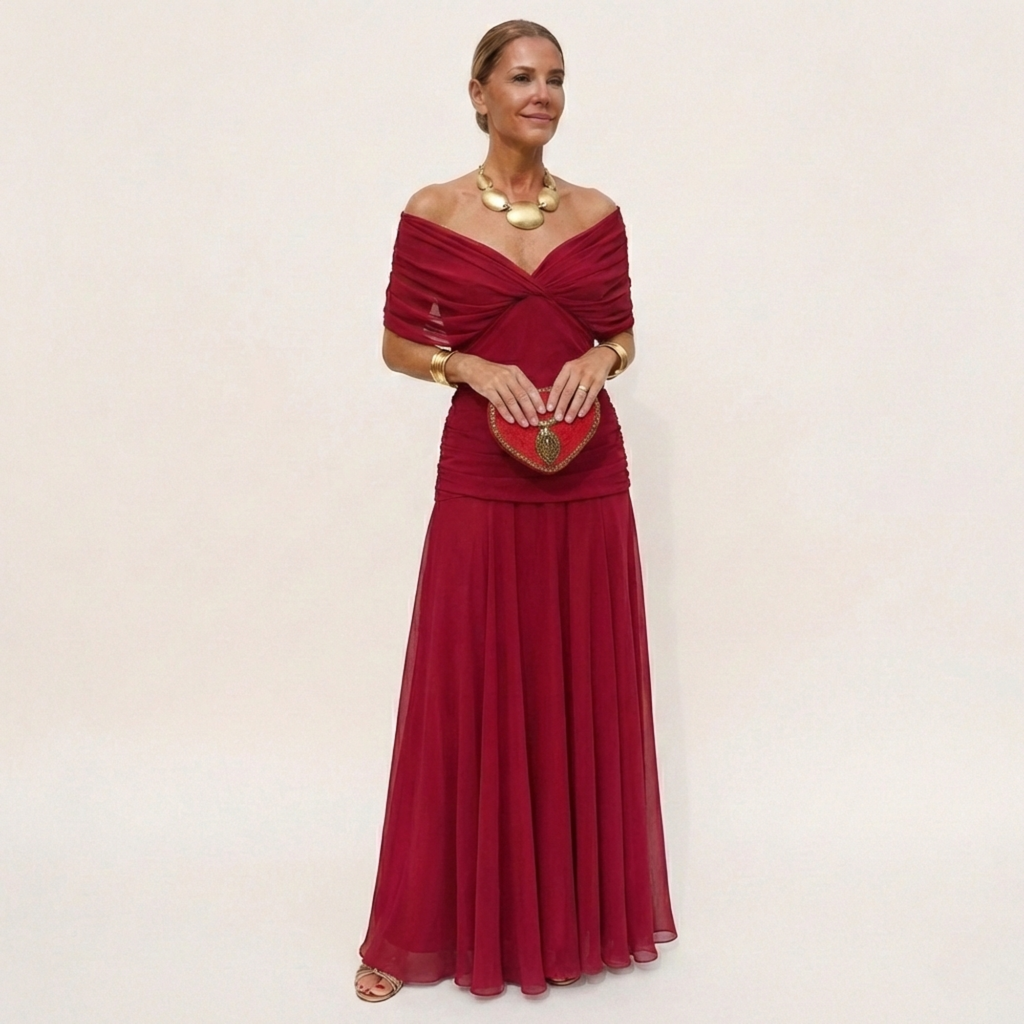 Carmen™ | Vestido Largo Floral con Escote en V