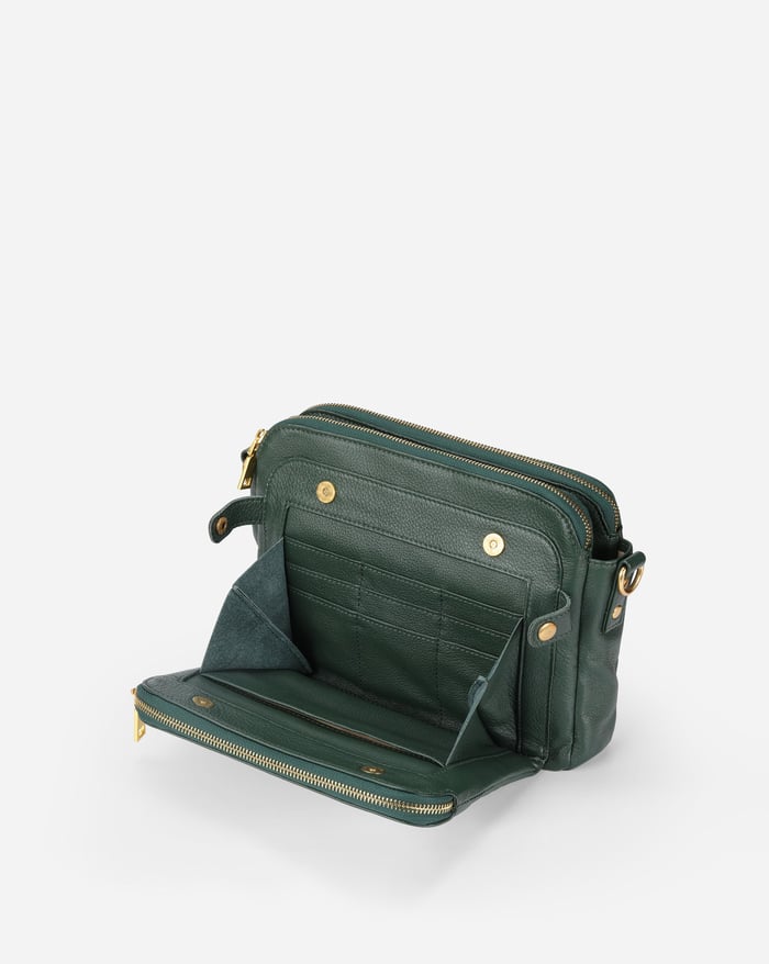 Jovie - Elegante Bolsa Cruzada de Tres Capas