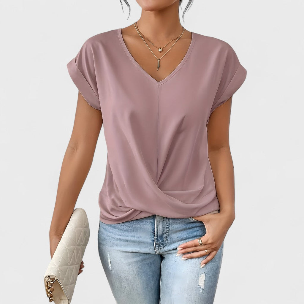 Maia – Top de V trenzado