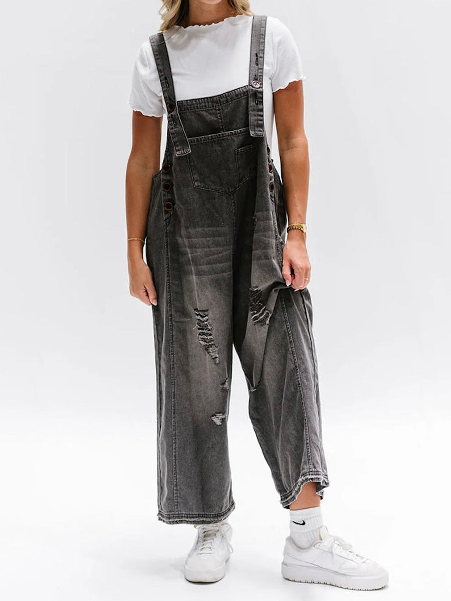 CATALINA – OVEROL DE DENIM LAVADO VINTAGE