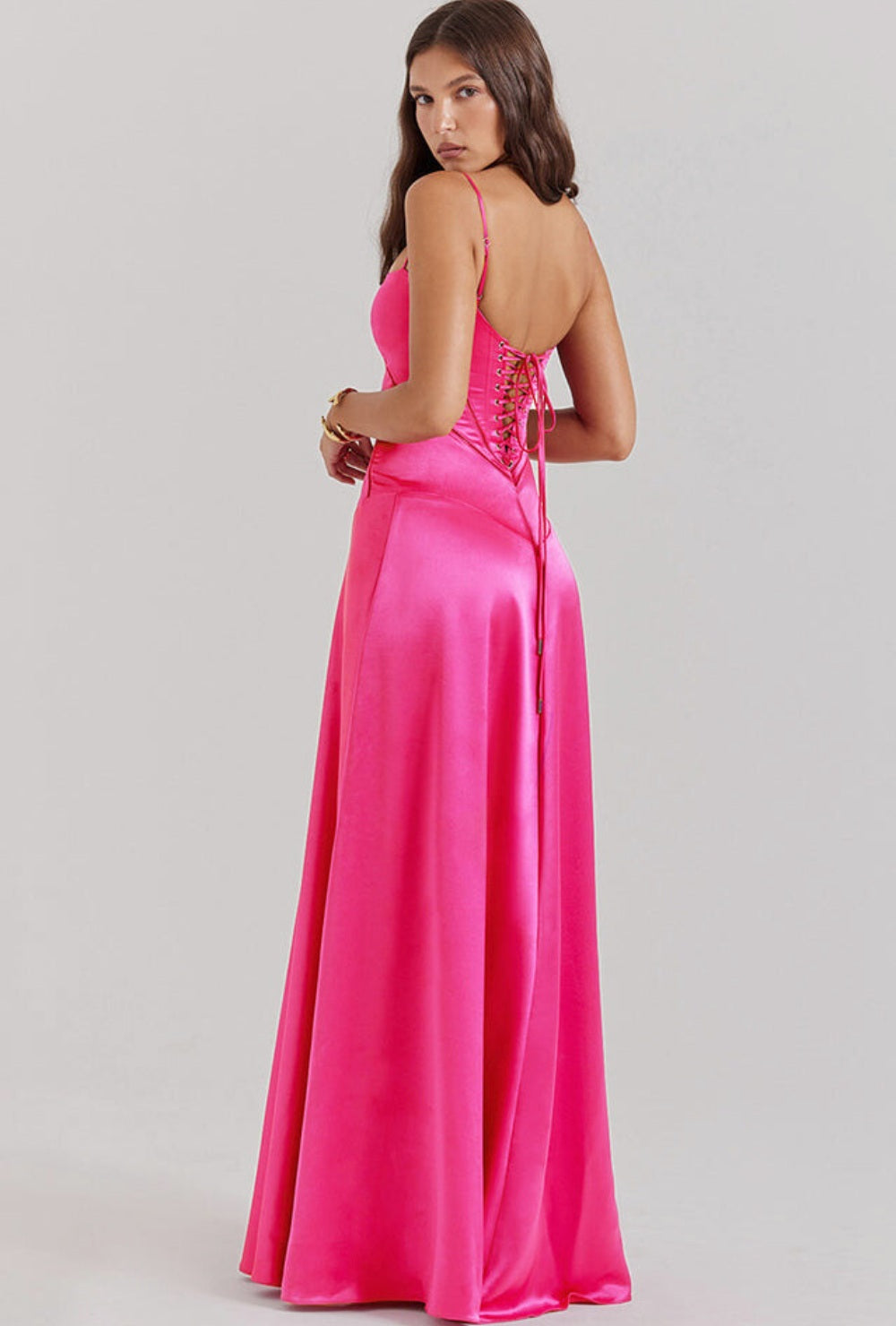 Lunaria Satiné Vestido Maxi