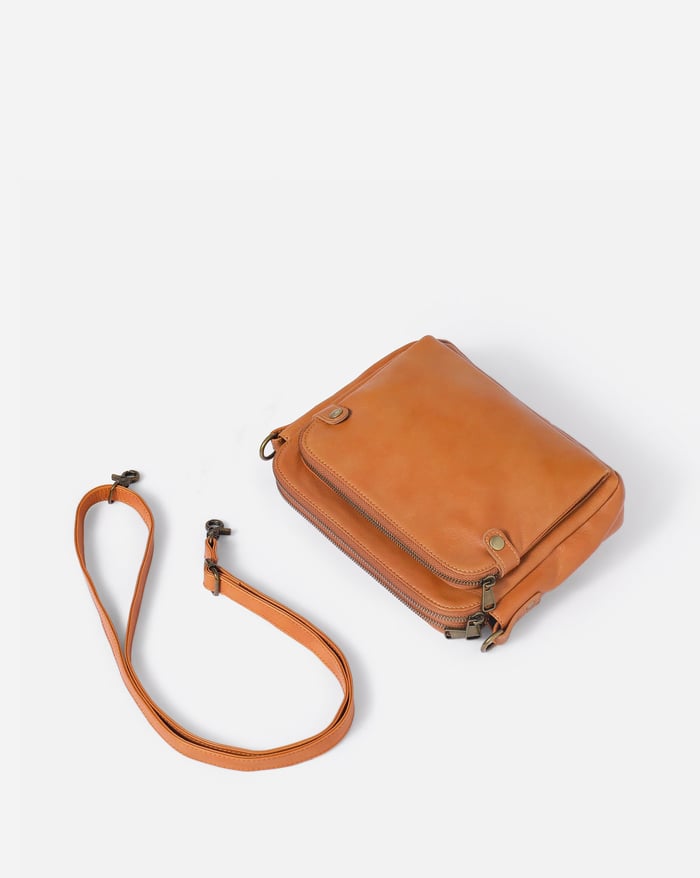 Jovie - Elegante Bolsa Cruzada de Tres Capas