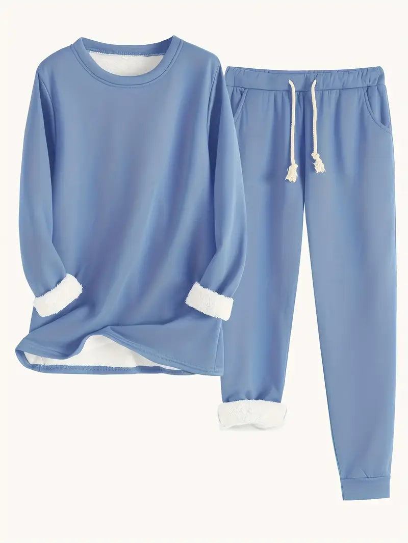 RILEY – CONJUNTO DE LOUNGE DE FELPA CÁLIDA
