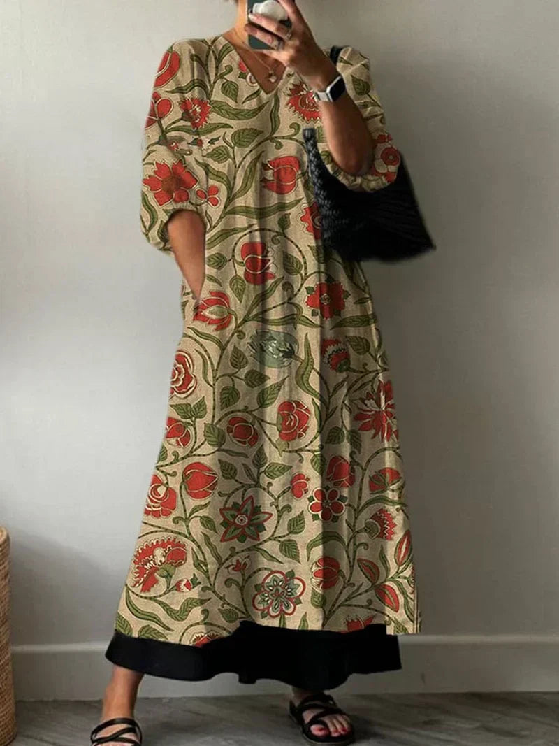 Tatiana | Vestido Impreso Elegante