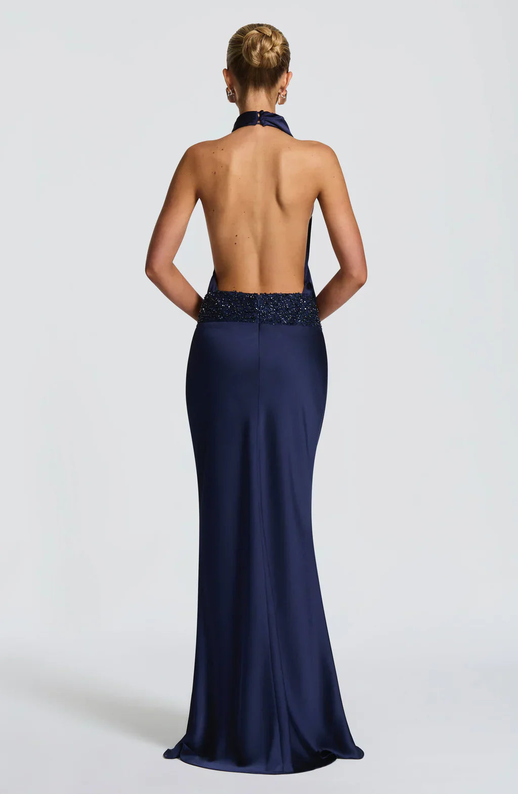 Vestido Marcelina Satina Maxi