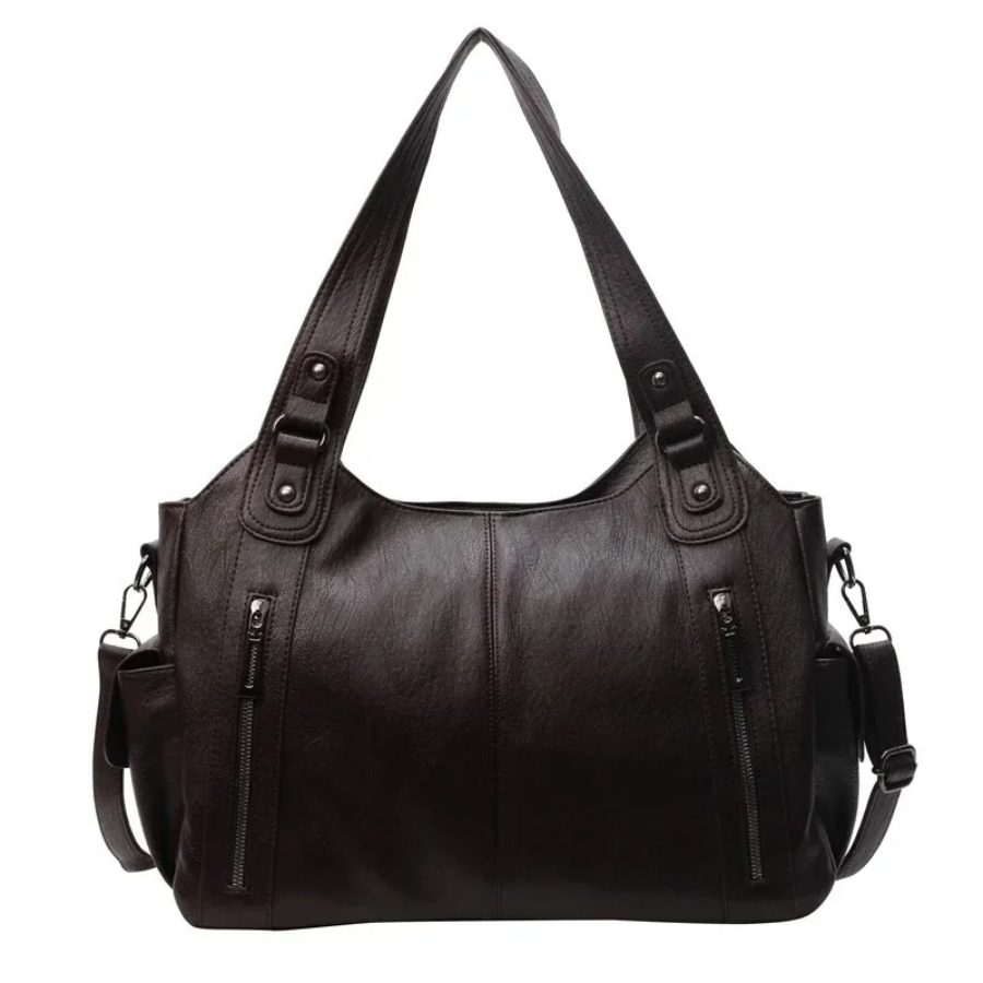 Uma - Bolso de Hombro de Gran Capacidad con Doble Cierre
