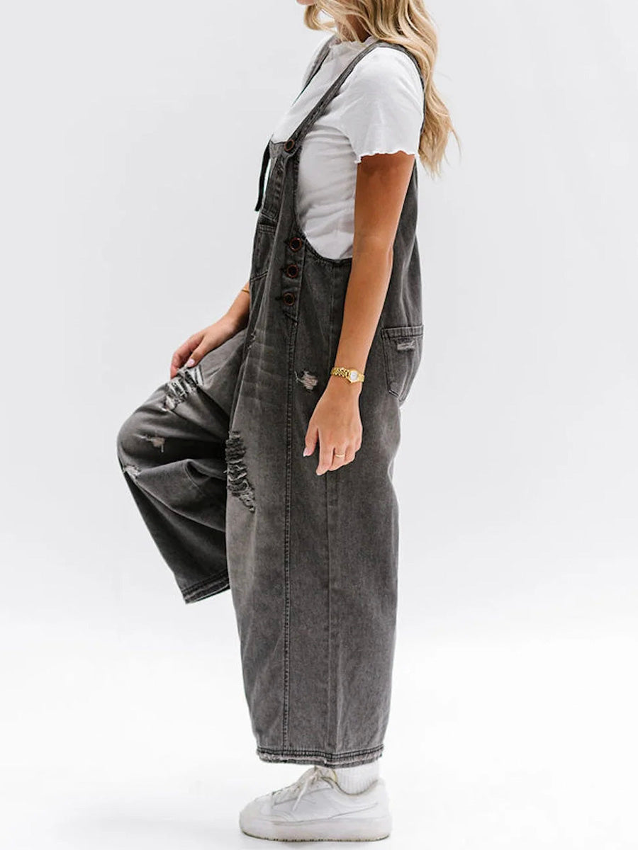 CATALINA – OVEROL DE DENIM LAVADO VINTAGE