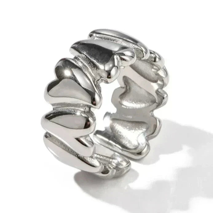 Hazel | Anillo de Corazón Envolvente