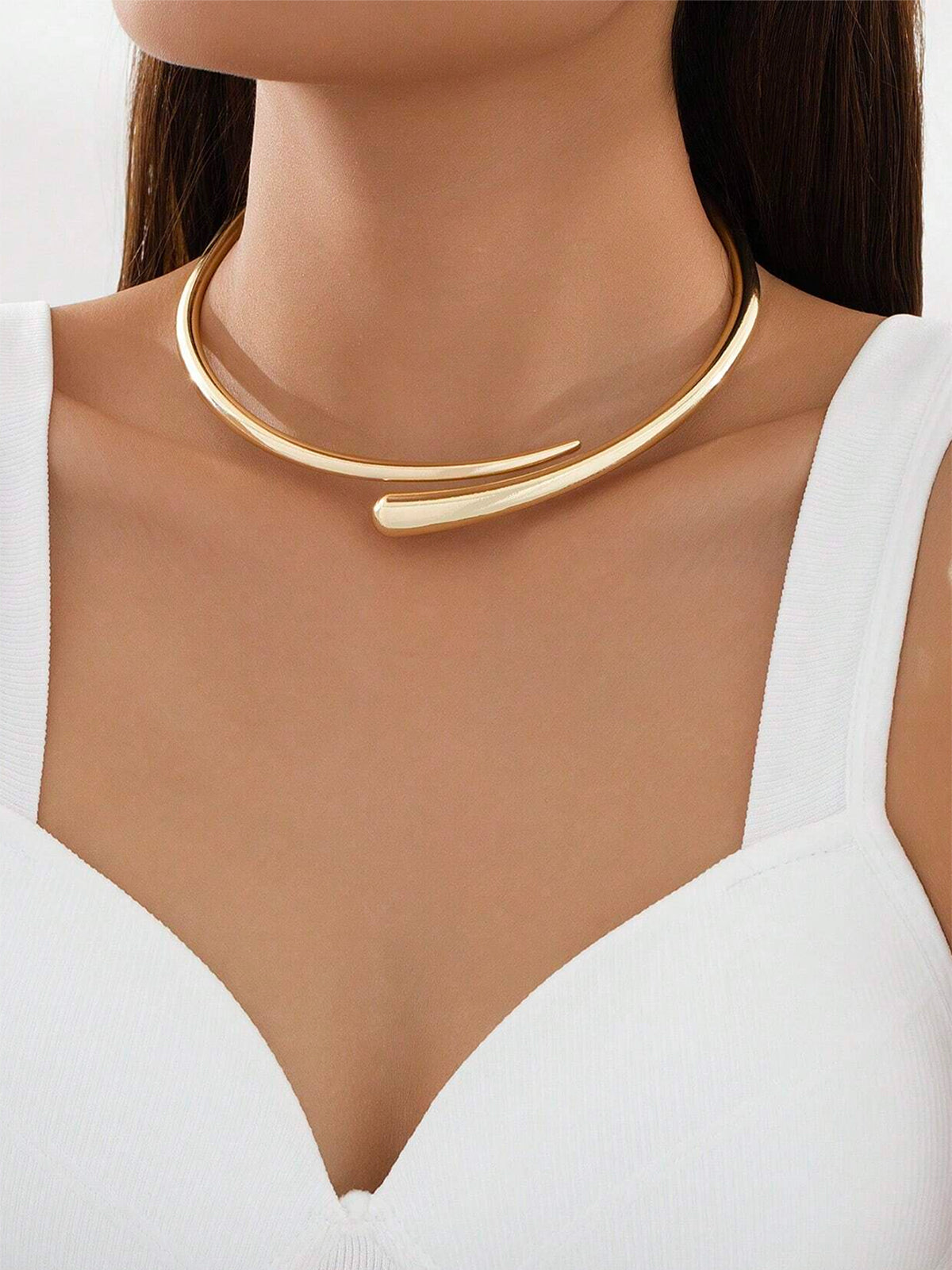 Heaven | Collar Choker Abierto en Forma de Gota