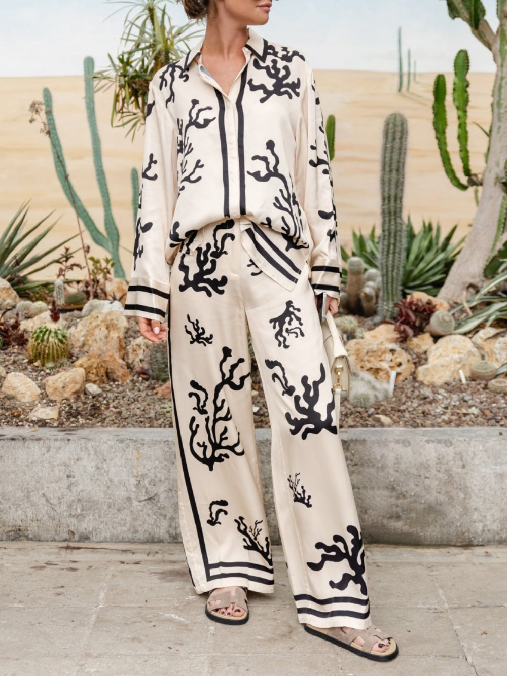 Emma | Conjunto de Pijamas de Seda Elegante