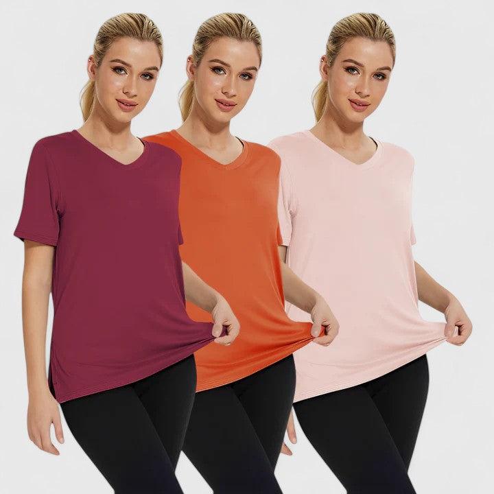 Samantha | Camiseta Confortable (Paquete de 3)
