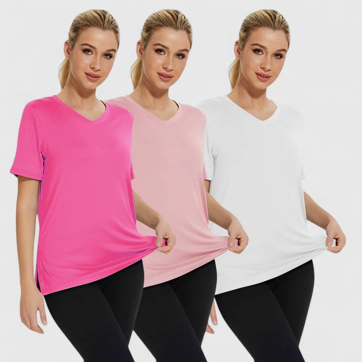 Samantha | Camiseta Confortable (Paquete de 3)