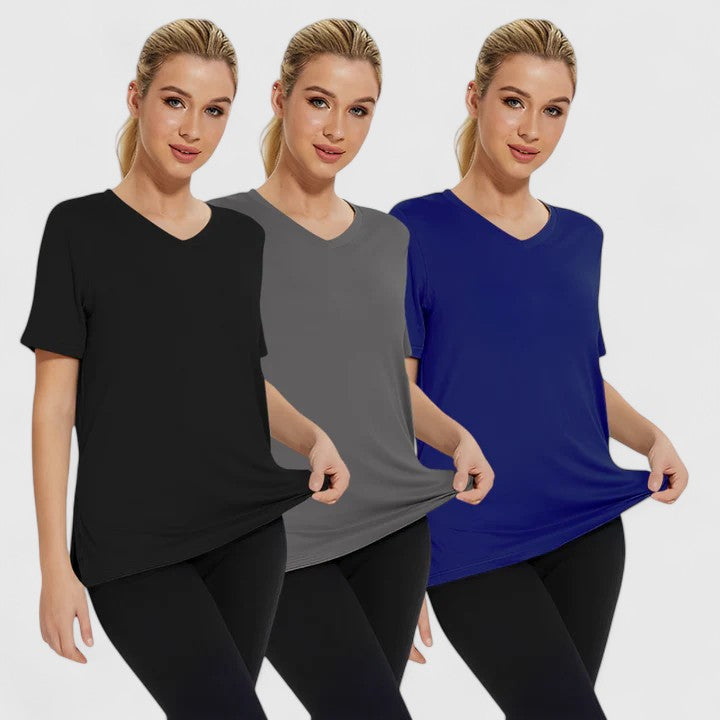 Samantha | Camiseta Confortable (Paquete de 3)