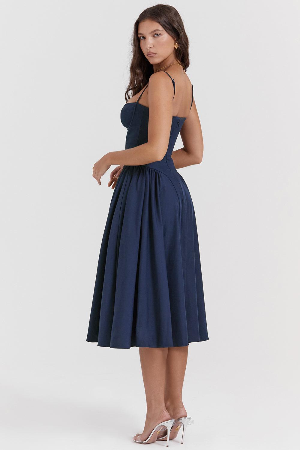 Amaya Elegante Vestido Midi
