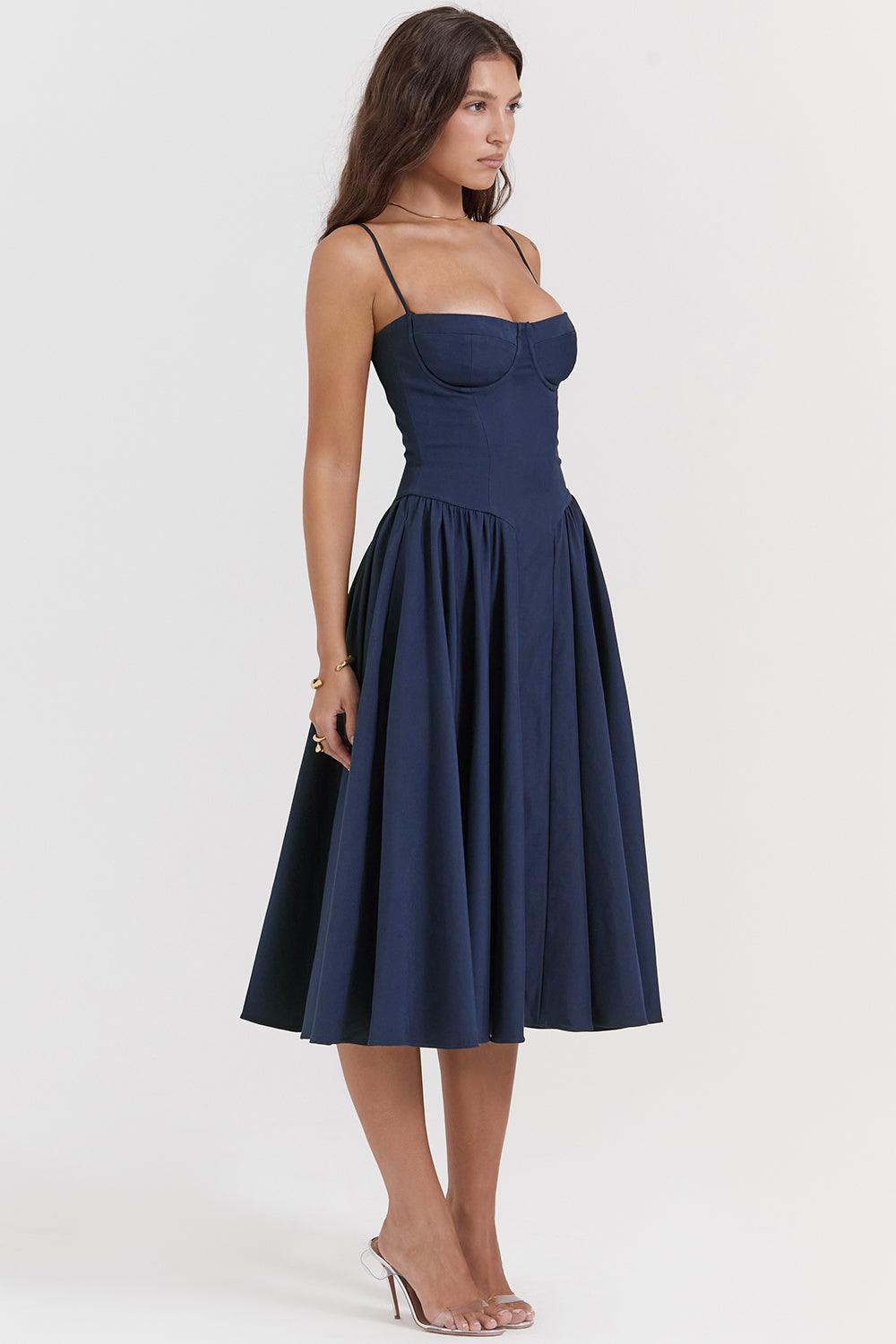 Amaya Elegante Vestido Midi
