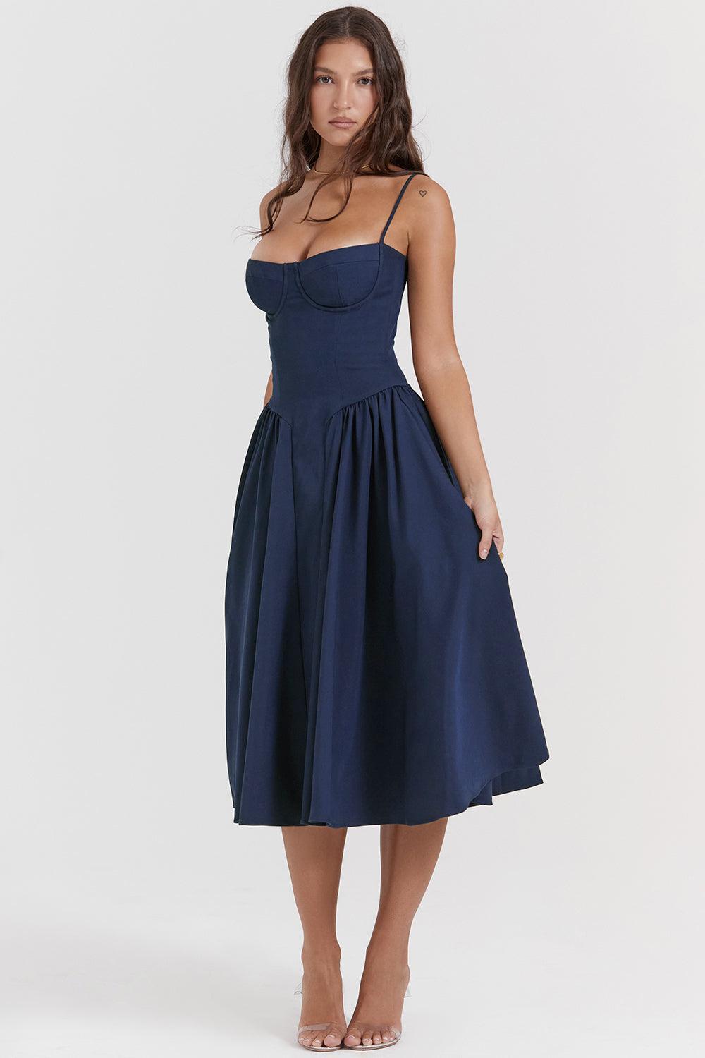 Amaya Elegante Vestido Midi