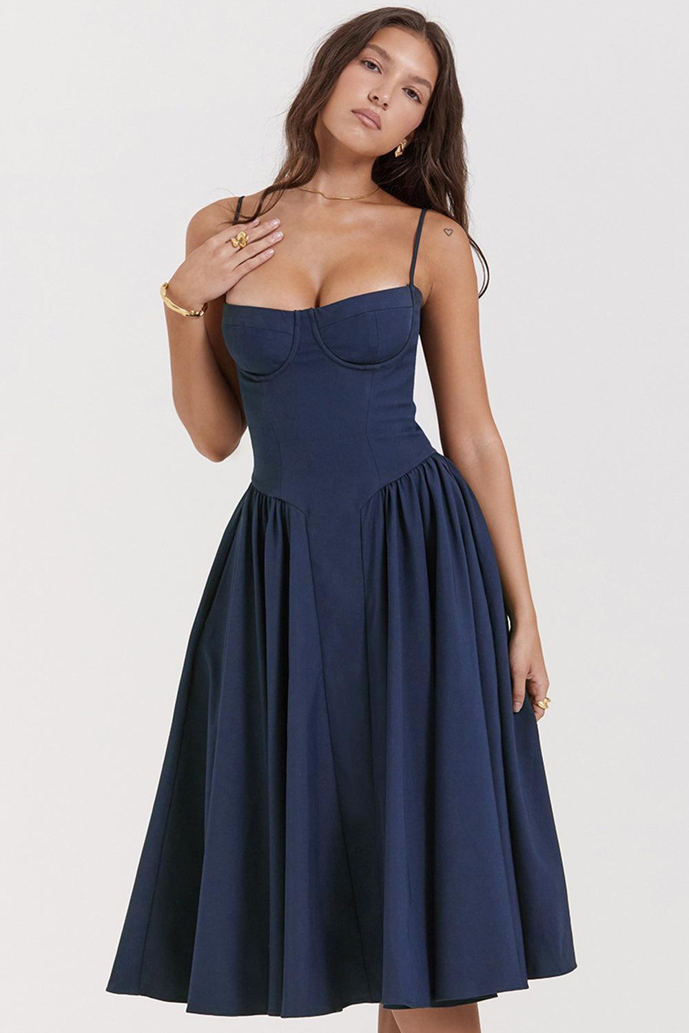 Amaya Elegante Vestido Midi