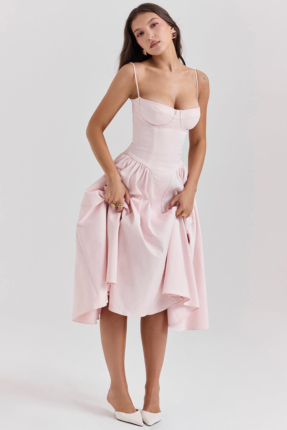 Amaya Elegante Vestido Midi