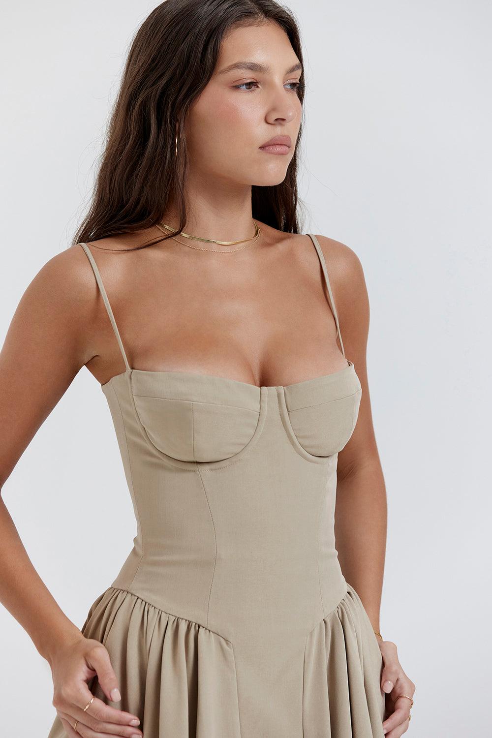 Amaya Elegante Vestido Midi