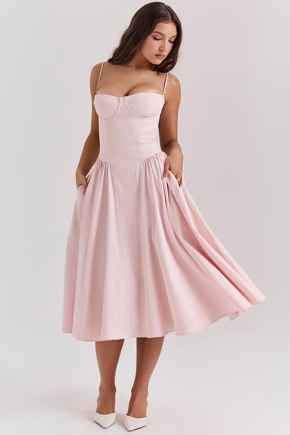 Amaya Elegante Vestido Midi