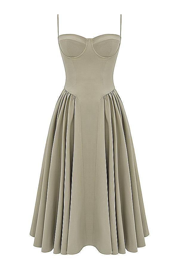Amaya Elegante Vestido Midi