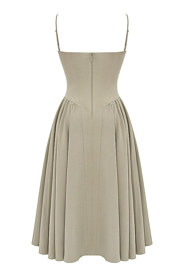 Amaya Elegante Vestido Midi