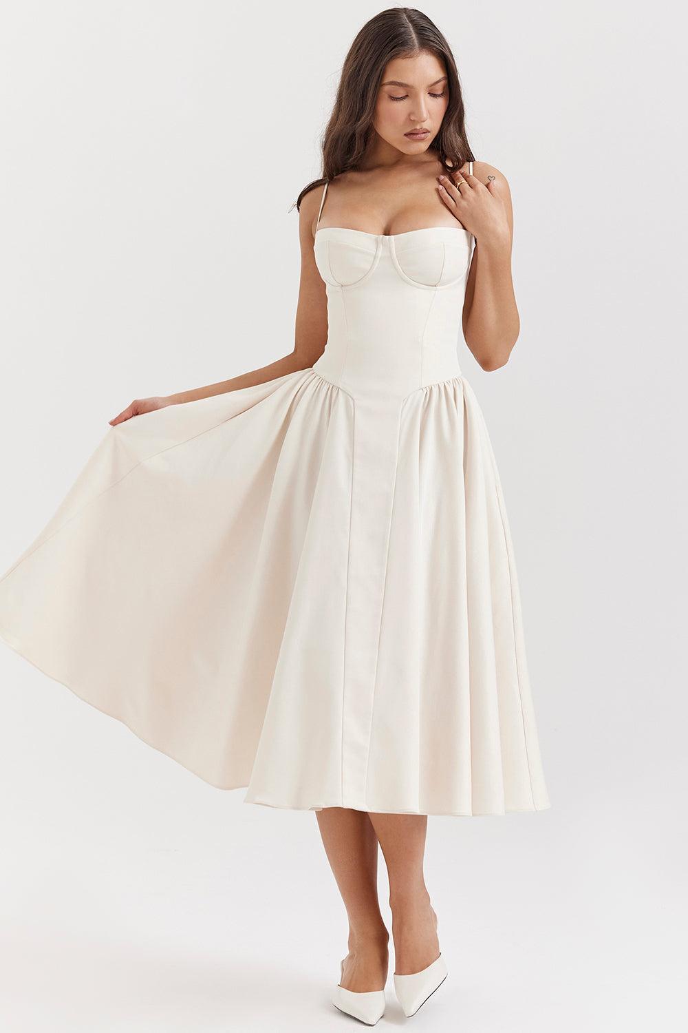 Amaya Elegante Vestido Midi