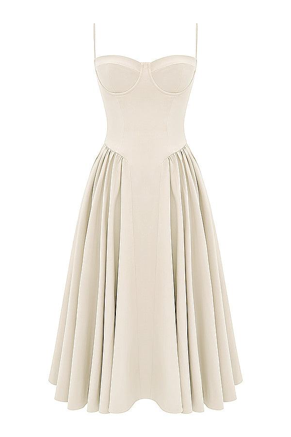 Amaya Elegante Vestido Midi